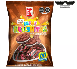 Galleta Mini Gn Chocolate x 50 UND
